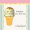 Kalan Scoop Squad Sweet Cream Suzie - Cute Squishy Ice Cream Scoop Toy, Stress Relief Fidget Squeeze Toy for Kids & Adults